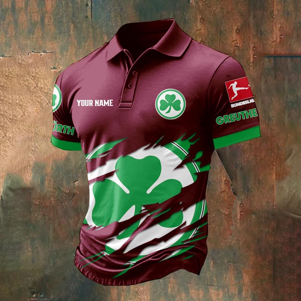 SpVgg Greuther Fürth – Polo Hemd Sonderausgabe mit Ihrem Namen SpVgg Greuther Fürth – Polo Hemd Sonderausgabe mit Ihrem Namen