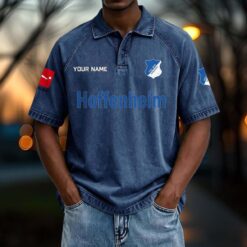 TSG 1899 Hoffenheim - Vintage Wash Polo Neue Version mit Ihrem Namen