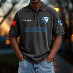 VfL Bochum 1848 – Vintage Wash Polo Neue Version mit Ihrem Namen