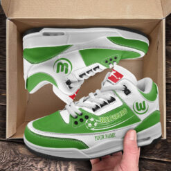 VfL Wolfsburg - Air Jordan 3 Sneaker Neue Version mit Ihrem Namen