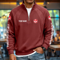 1. FC Kaiserslautern - Pullover mit Reißverschluss Neue Version mit Ihrem Namen