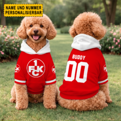 1. FC Kaiserslautern - Hundehoodie Sonderausgabe mit Individueller Name Nummer