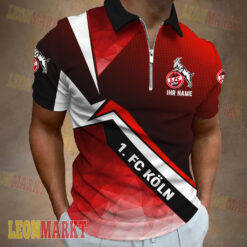 1. FC Köln - Reißverschluss Poloshirt Limitierte Auflage mit Ihrem Namen