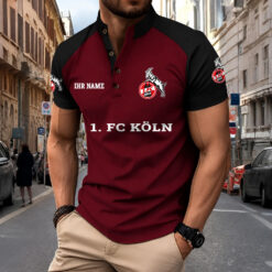 1. FC Köln - Sport-Poloshirt Neue Version mit Ihrem Namen