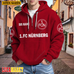 1. FC Nürnberg - Waffel-Hoodie Neue Edition mit Ihrem Namen