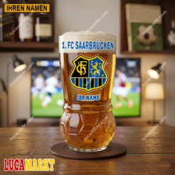 1. FC Saarbrücken - Fußball Bierglas Limitierte Auflage mit Ihrem Namen