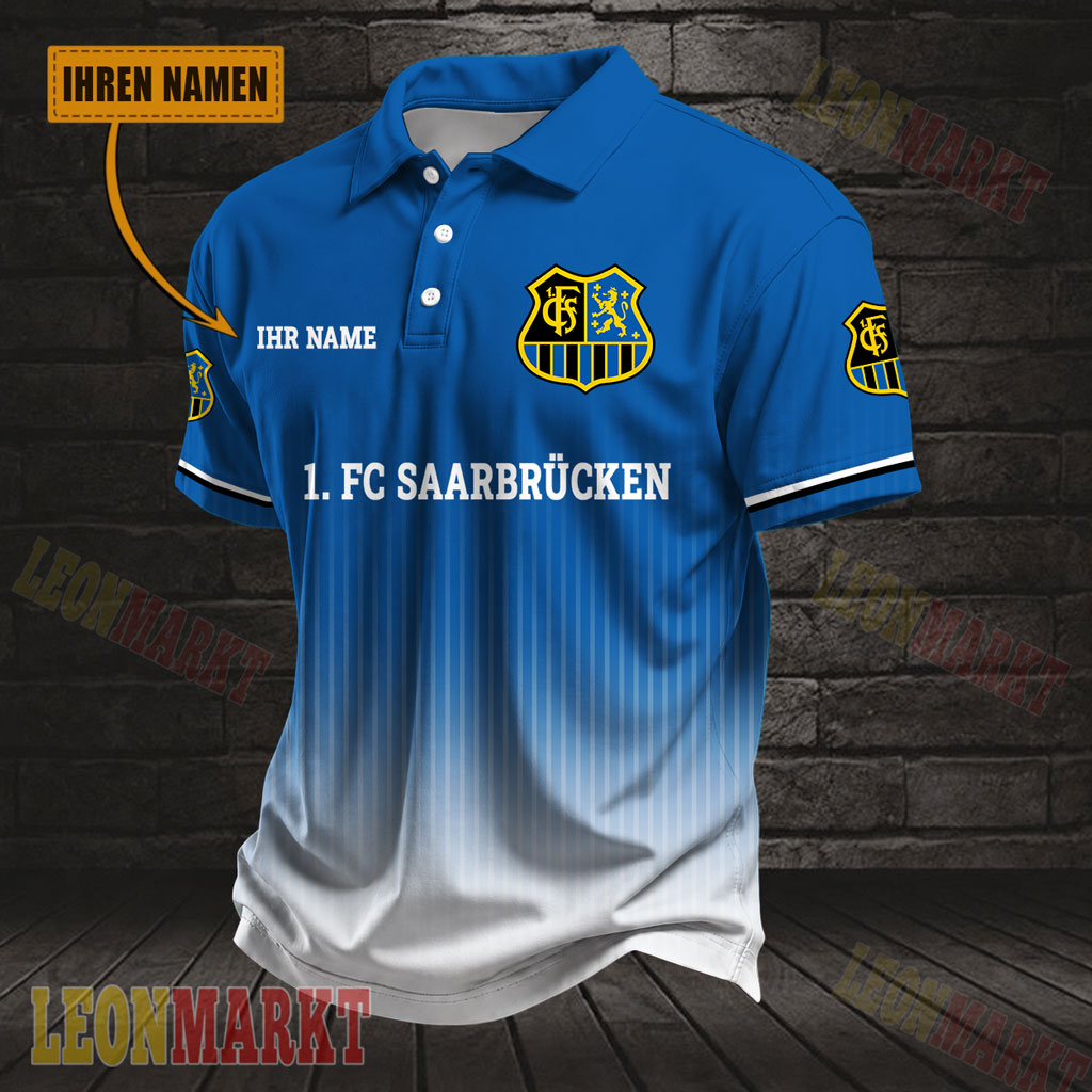 1. FC Saarbrücken – Polo Hemd Limitierte Auflage mit Ihrem Namen 1. FC Saarbrücken – Polo Hemd Limitierte Auflage mit Ihrem Namen