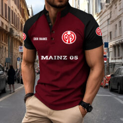 1. FSV Mainz 05 - Sport-Poloshirt Neue Version mit Ihrem Namen