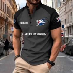 Adler Mannheim – Sport-Poloshirt Neue Version mit Ihrem Namen