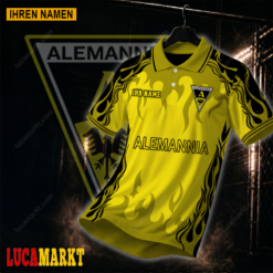 Alemannia Aachen - Polo Hemd Neuer Stil mit Ihrem Namen