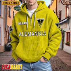 Alemannia Aachen - Waffel-Hoodie Neue Edition mit Ihrem Namen