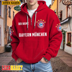 Bayern München - Waffel-Hoodie Neue Edition mit Ihrem Namen