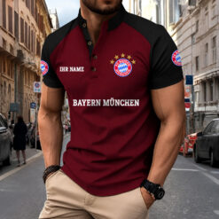 Bayern München - Sport-Poloshirt Neue Version mit Ihrem Namen