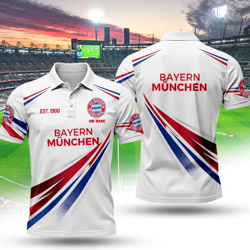 Bayern München – Polo Hemd Neue Ausgabe mit Ihrem Namen Bayern München – Polo Hemd Neue Ausgabe mit Ihrem Namen