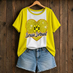Borussia Dortmund – T-Shirt Herz-Design