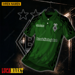 Borussia Mönchengladbach - Polo Hemd Neuer Stil mit Ihrem Namen