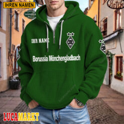 Borussia Mönchengladbach - Waffel-Hoodie Neue Edition mit Ihrem Namen