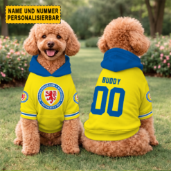 Eintracht Braunschweig - Hundehoodie Sonderausgabe mit Individueller Name Nummer