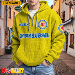 Eintracht Braunschweig - Waffel-Hoodie Neue Edition mit Ihrem Namen
