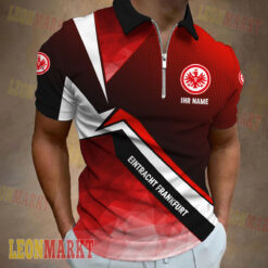 Eintracht Frankfurt - Reißverschluss Poloshirt Limitierte Auflage mit Ihrem Namen
