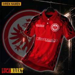 Eintracht Frankfurt - Polo Hemd Neuer Stil mit Ihrem Namen