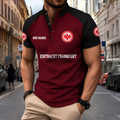 Eintracht Frankfurt - Sport-Poloshirt Neue Version mit Ihrem Namen