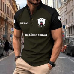 Eisbären Berlin – Sport-Poloshirt Neue Version mit Ihrem Namen