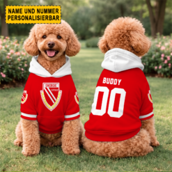 Energie Cottbus - Hundehoodie Sonderausgabe mit Individueller Name Nummer