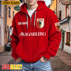 FC Augsburg - Waffel-Hoodie Neue Edition mit Ihrem Namen