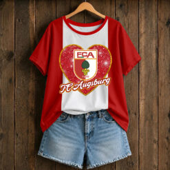 FC Augsburg – T-Shirt Herz-Design