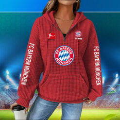 Bayern München – Waffel-Hoodie Fan-Edition mit Ihrem Namen