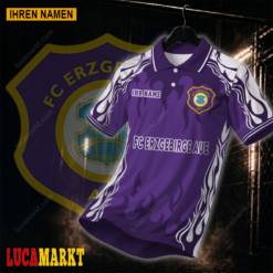 FC Erzgebirge Aue - Polo Hemd Neuer Stil mit Ihrem Namen