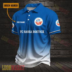FC Hansa Rostock - Polo Hemd Limitierte Auflage mit Ihrem Namen