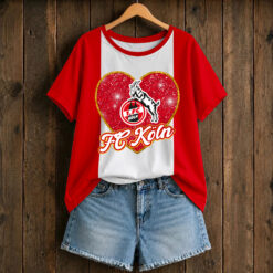 FC Köln – T-Shirt Herz-Design