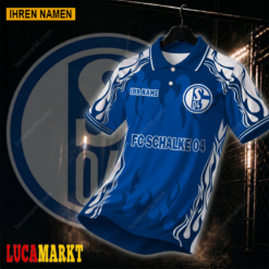 FC Schalke 04 - Polo Hemd Neuer Stil mit Ihrem Namen