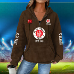 FC St. Pauli – Waffel-Hoodie Fan-Edition mit Ihrem Namen