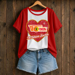 FC Union Berlin – T-Shirt Herz-Design