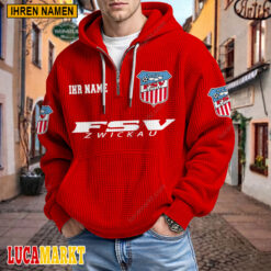 FSV Zwickau - Waffel-Hoodie Neue Edition mit Ihrem Namen