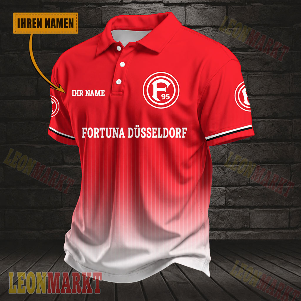 Fortuna Düsseldorf – Polo Hemd Limitierte Auflage mit Ihrem Namen Fortuna Düsseldorf – Polo Hemd Limitierte Auflage mit Ihrem Namen