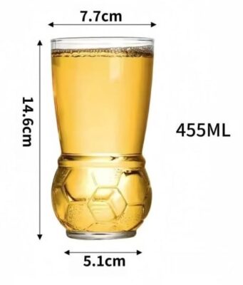 Fußball-Bierglas (455ml) – Für echte Fans