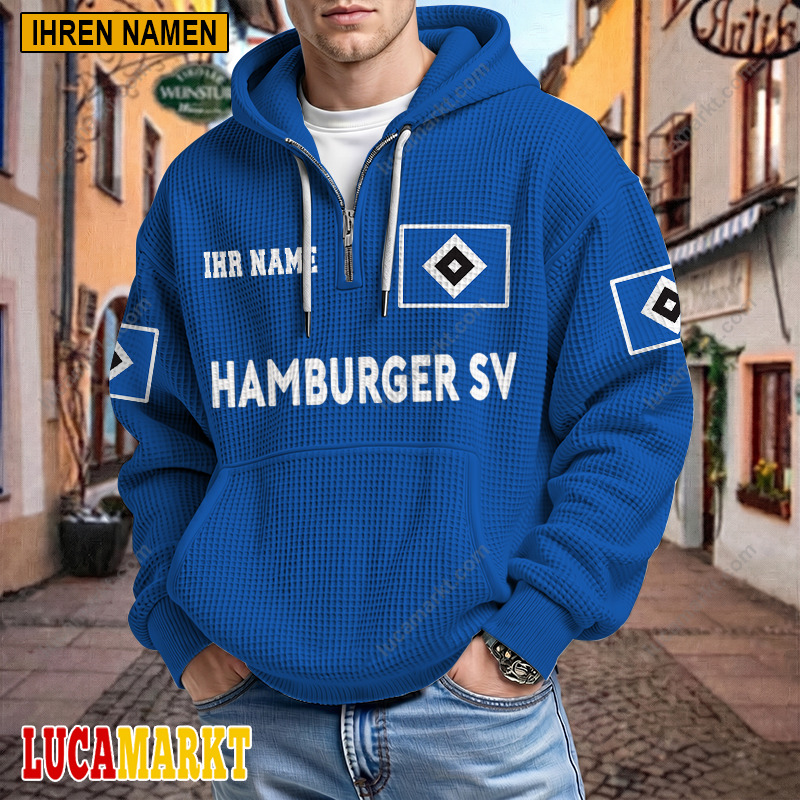 Hamburger SV – Waffel-Hoodie Neue Edition mit Ihrem Namen Hamburger SV – Waffel-Hoodie Neue Edition mit Ihrem Namen
