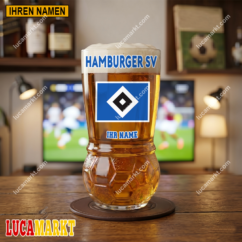 Hamburger SV – Fußball Bierglas Limitierte Auflage mit Ihrem Namen Hamburger SV – Fußball Bierglas Limitierte Auflage mit Ihrem Namen