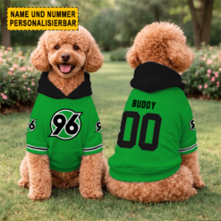 Hannover 96 - Hundehoodie Sonderausgabe mit Individueller Name Nummer