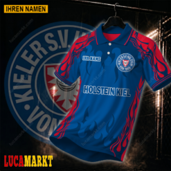 Holstein Kiel - Polo Hemd Neuer Stil mit Ihrem Namen