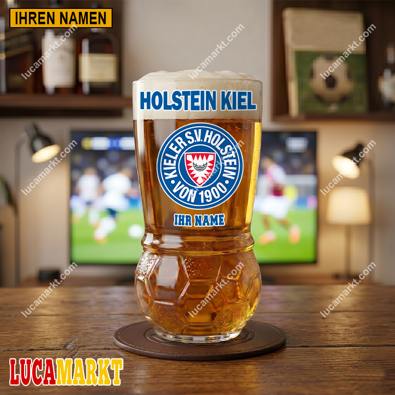 Holstein Kiel – Fußball Bierglas Limitierte Auflage mit Ihrem Namen Holstein Kiel – Fußball Bierglas Limitierte Auflage mit Ihrem Namen