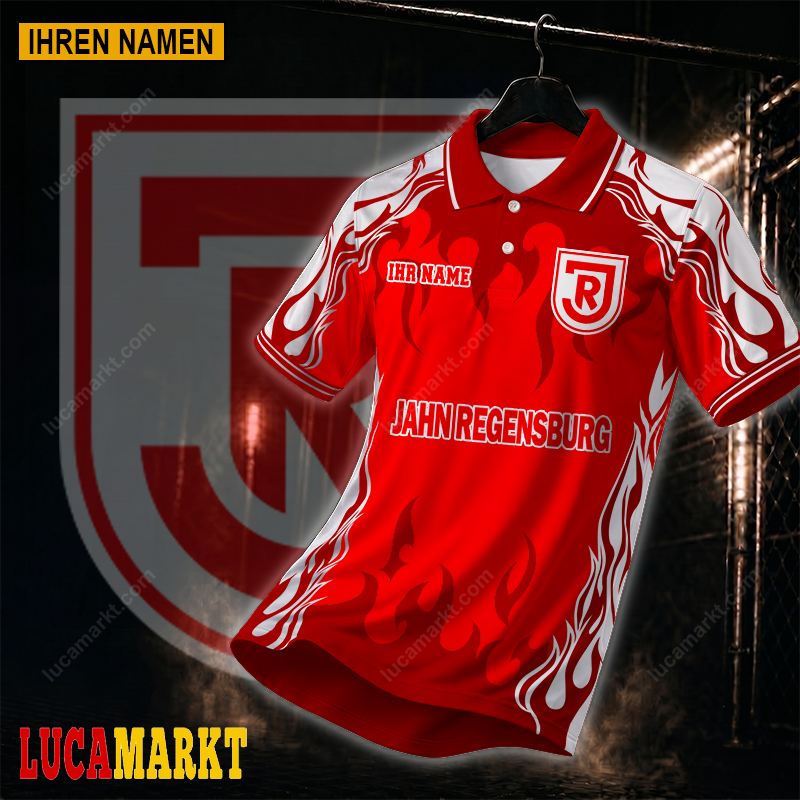 Jahn Regensburg – Polo Hemd Neuer Stil mit Ihrem Namen Jahn Regensburg – Polo Hemd Neuer Stil mit Ihrem Namen