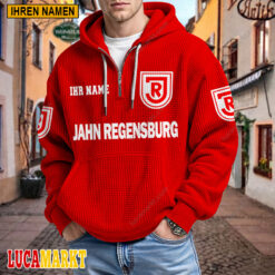 Jahn Regensburg - Waffel-Hoodie Neue Edition mit Ihrem Namen