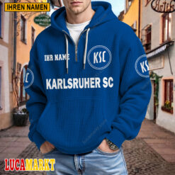 Karlsruher SC - Waffel-Hoodie Neue Edition mit Ihrem Namen