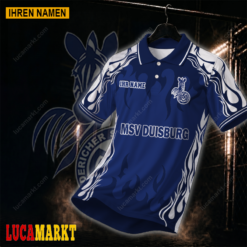 Msv duisburg - Polo Hemd Neuer Stil mit Ihrem Namen