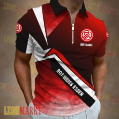 Rot-Weiss Essen - Reißverschluss Poloshirt Limitierte Auflage mit Ihrem Namen
